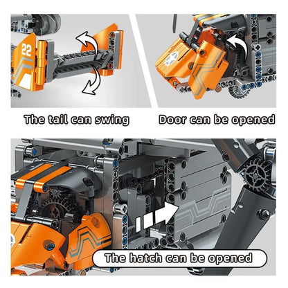 Mould King MOC Building Block Set: Motorized RC Boeing Bell V22 Osprey 15043, Model K15043