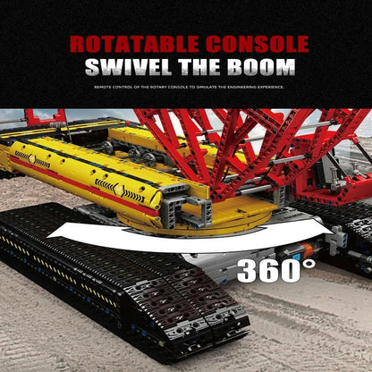 Mould King MOC Building Block Set: Motorized RC LR13000 Crawler Crane, Model 17015