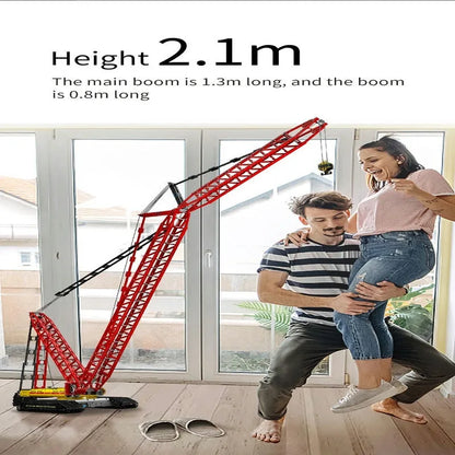 Mould King MOC Building Block Set: Motorized RC LR13000 Crawler Crane, Model 17015