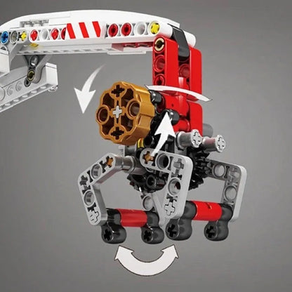 Mould King MOC Building Block Set: Motorized RC Pneumatic Forest Machine, Model K19006