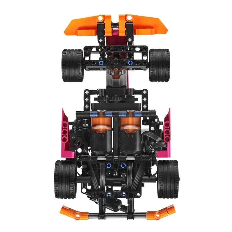 Mould King MOC Motorized Building Block Set: RC APP Go-Kart Racing Karting Car 18026