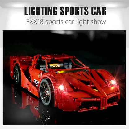 Mould King MOC Motorized Building Block Set: RC Ferrari FXX Sports Racing Car 13085, Model K13085