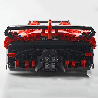 Mould King MOC Motorized Building Block Set: RC Lambo Roadster 13079 Super Racing Car