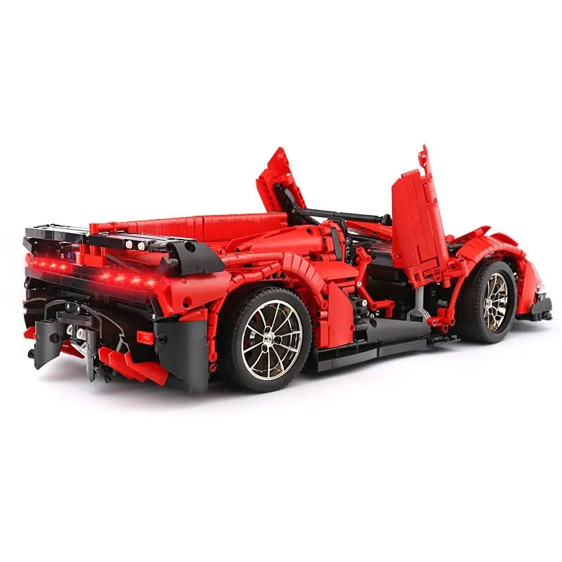 Mould King MOC Motorized Building Block Set: RC Lambo Roadster 13079 Super Racing Car