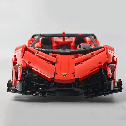 Mould King MOC Motorized Building Block Set: RC Lambo Roadster 13079 Super Racing Car