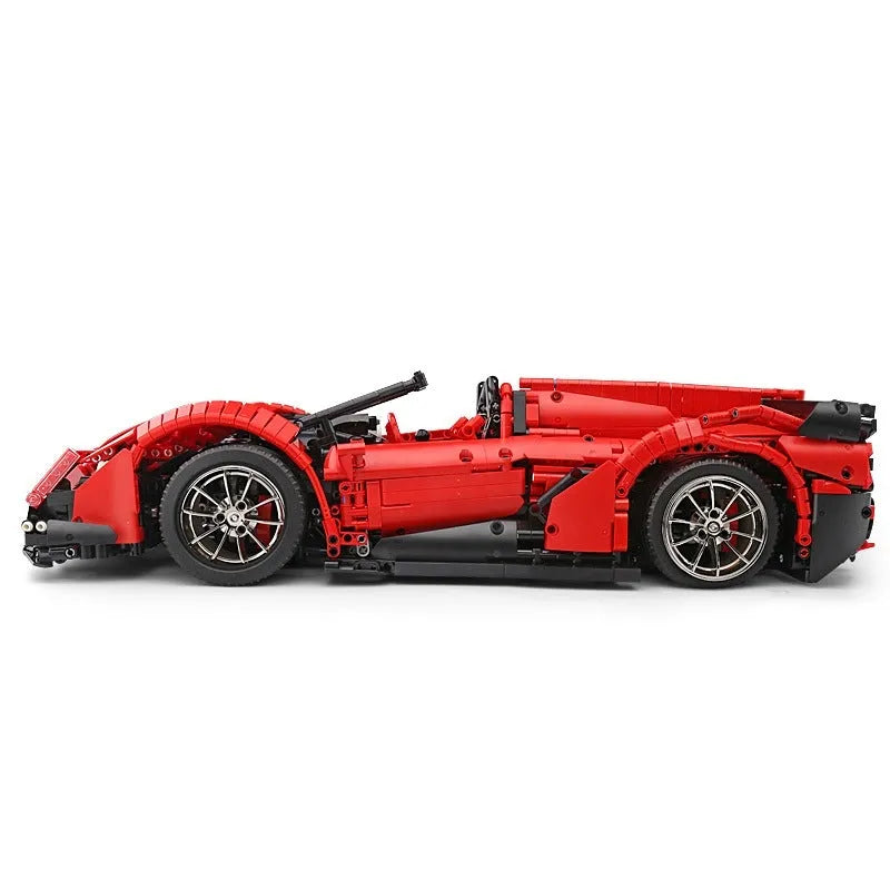 Mould King MOC Motorized Building Block Set: RC Lambo Roadster 13079 Super Racing Car