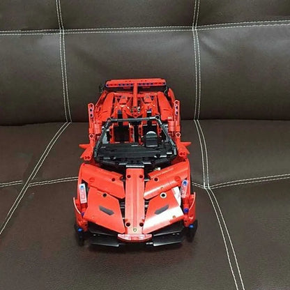 Mould King MOC Motorized Building Block Set: RC Lambo Roadster 13079 Super Racing Car