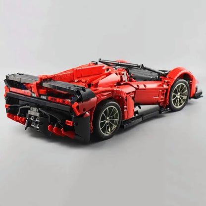 Mould King MOC Motorized Building Block Set: RC Lambo Roadster 13079 Super Racing Car