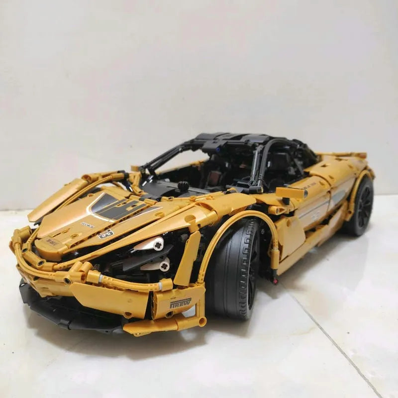 Mould King MOC Motorized Building Block Set: RC McLaren 720S Racing Super Car 13145S, Model 13145SPF