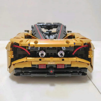 Mould King MOC Motorized Building Block Set: RC McLaren 720S Racing Super Car 13145S, Model 13145SPF
