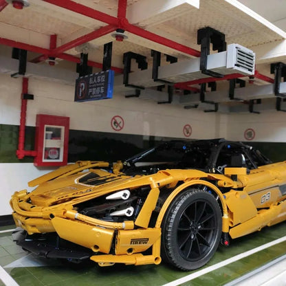 Mould King MOC Motorized Building Block Set: RC McLaren 720S Racing Super Car 13145S, Model 13145SPF