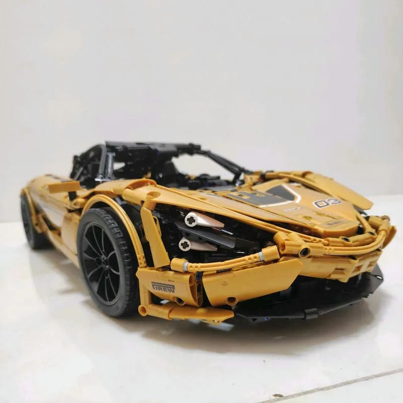 Mould King MOC Motorized Building Block Set: RC McLaren 720S Racing Super Car 13145S, Model 13145SPF