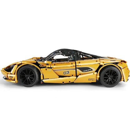 Mould King MOC Motorized Building Block Set: RC McLaren 720S Racing Super Car 13145S, Model 13145SPF