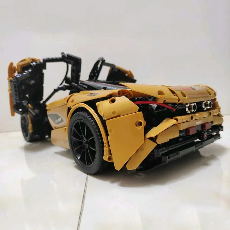 Mould King MOC Motorized Building Block Set: RC McLaren 720S Racing Super Car 13145S, Model 13145SPF