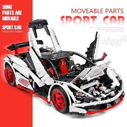 Mould King MOC Building Block Set: RC Motorized ICARUS Supercar Racing Cars 13067