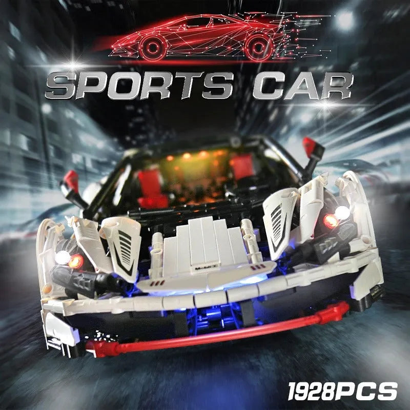 Mould King MOC Building Block Set: RC Motorized ICARUS Supercar Racing Cars 13067