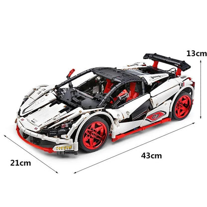 Mould King MOC Building Block Set: RC Motorized ICARUS Supercar Racing Cars 13067