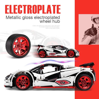 Mould King MOC Building Block Set: RC Motorized ICARUS Supercar Racing Cars 13067