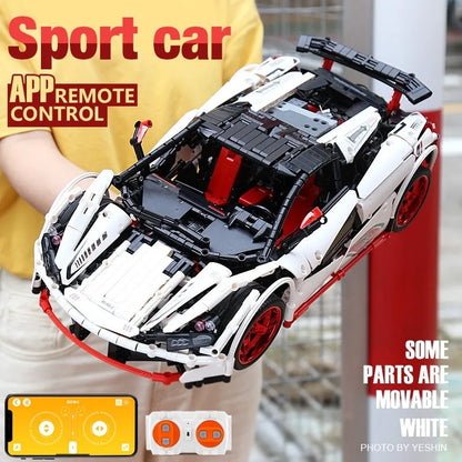 Mould King MOC Building Block Set: RC Motorized ICARUS Supercar Racing Cars 13067