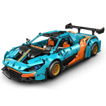 Mould King MOC Building Block Set: RC Motorized McLaren P1 Hyper Sports Car 13174, Model 13174PF