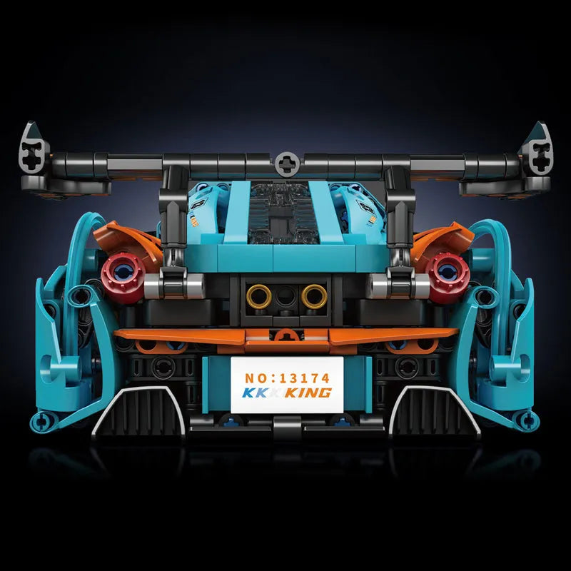 Mould King MOC Building Block Set: RC Motorized McLaren P1 Hyper Sports Car 13174, Model 13174PF