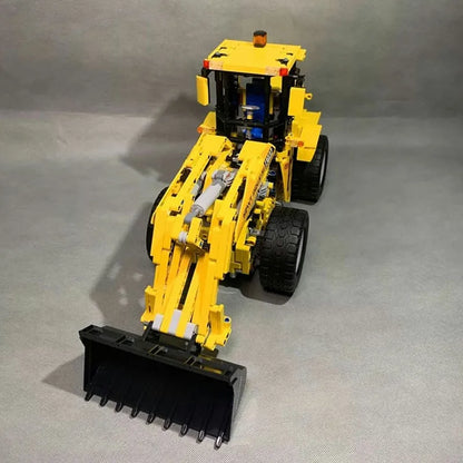 Mould King MOC Building Block Set: RC Motorized Wheel Loader Bulldozer Truck, Model K13122S