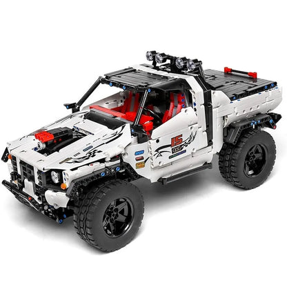Mould King MOC Motorized Building Block Set: RC Tech Off-Road Pickup Truck Car 18005, Model K18005