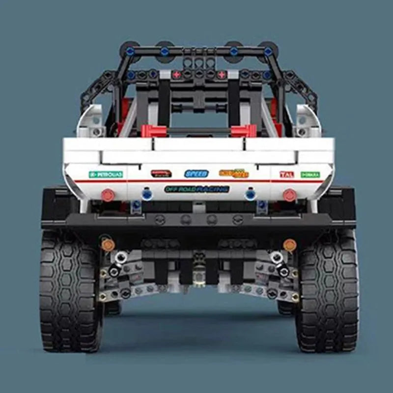 Mould King MOC Motorized Building Block Set: RC Tech Off-Road Pickup Truck Car 18005, Model K18005