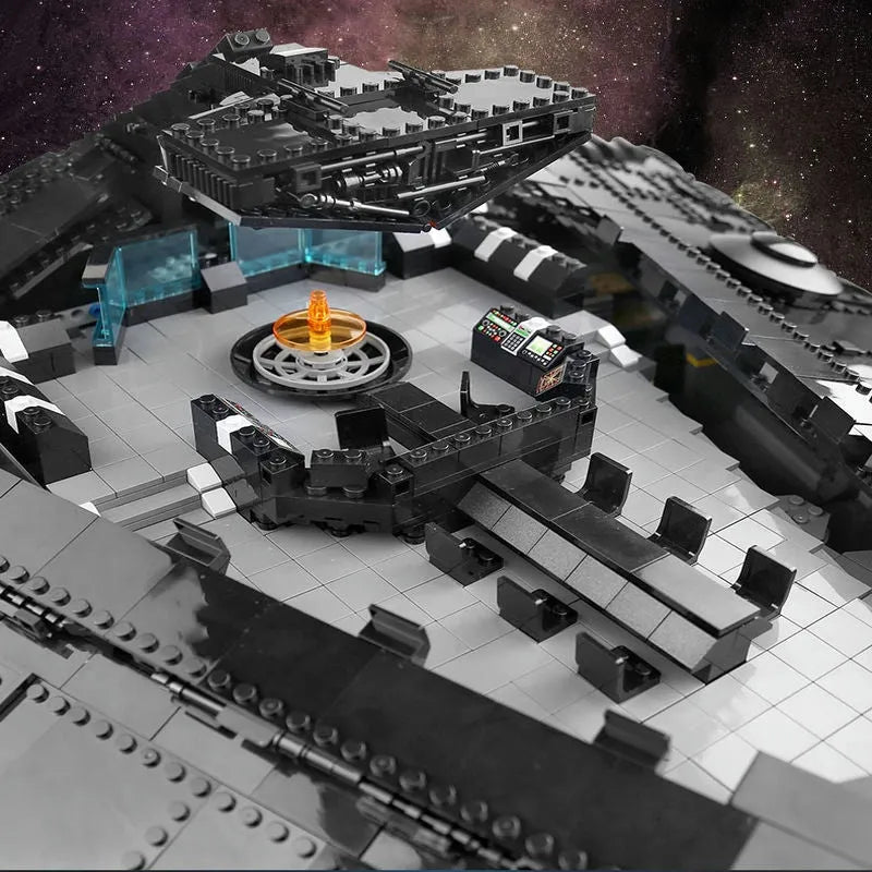 Mould King MOC Building Block Set: Star Wars Eclipse Class Dreadnought Ship, Model MK21004