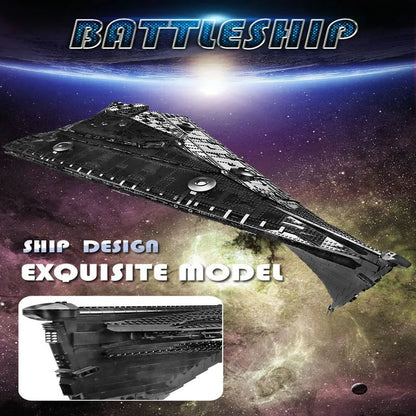 Mould King MOC Building Block Set: Star Wars Eclipse Class Dreadnought Ship, Model MK21004