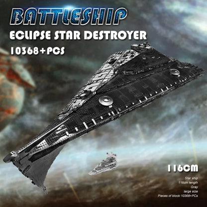 Mould King MOC Building Block Set: Star Wars Eclipse Class Dreadnought Ship, Model MK21004