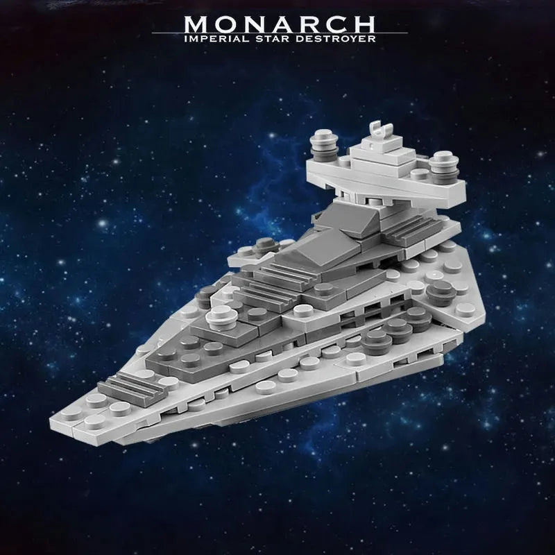 Mould King MOC Building Block Set: Star Wars Eclipse Class Dreadnought Ship, Model MK21004
