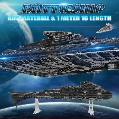 Mould King MOC Building Block Set: Star Wars Eclipse Class Dreadnought Ship, Model MK21004