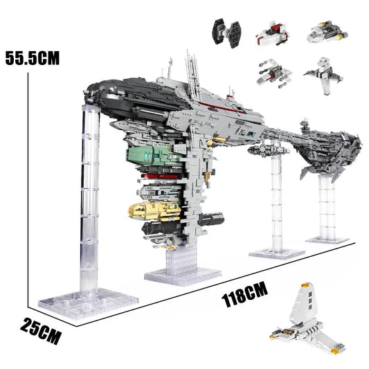 Mould King MOC Building Block Set: Star Wars UCS 21001 Nebulon B Medical Frigate