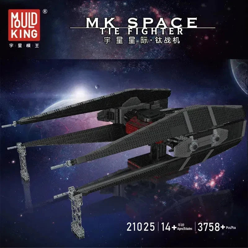 Mould King MOC Building Block Set: Star Wars UCS MOC Kylo Ren Tie Fighter EU
