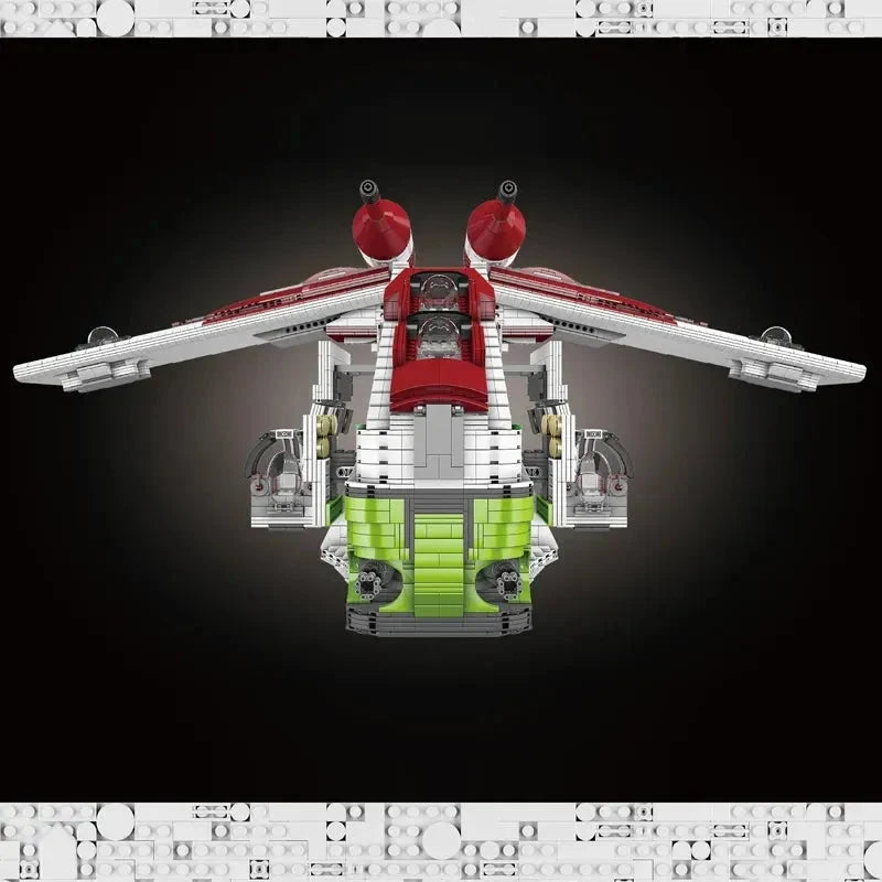 Mould King MOC Building Block Set: Star Wars UCS MOC Republic Gunship Cruiser, Model K21066