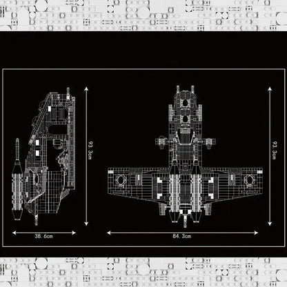 Mould King MOC Building Block Set: Star Wars UCS Republic Gunship Cruiser, Model 21066