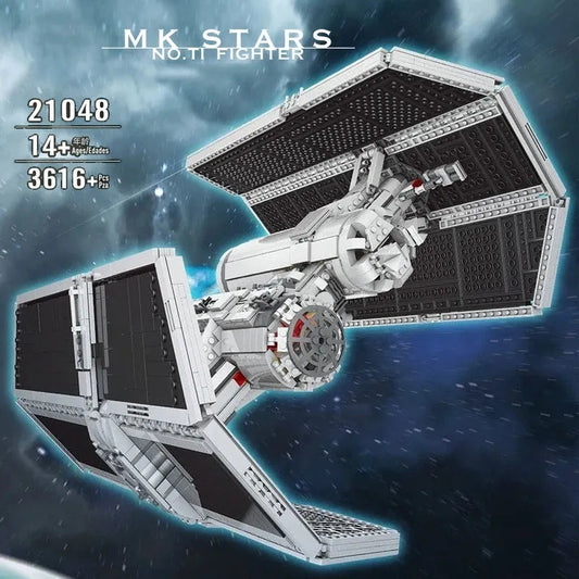 Mould King MOC Building Block Set: Star Wars UCS Tie Bomber Fighter 21048, Model K21048