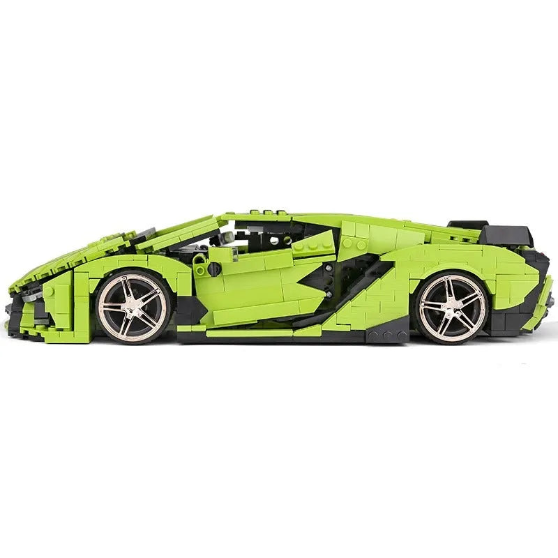 Mould King MOC Building Block Set: Super Sport Lambo Sian Racing Car 10011