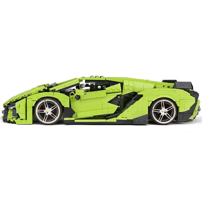 Mould King MOC Building Block Set: Super Sport Lambo Sian Racing Car 10011