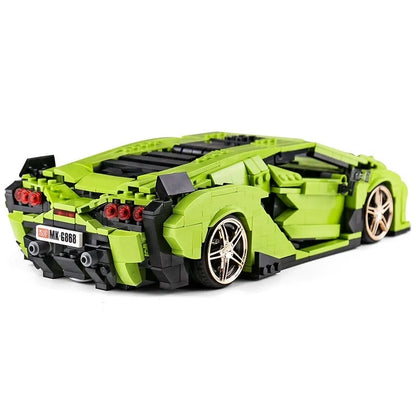 Mould King MOC Building Block Set: Super Sport Lambo Sian Racing Car 10011
