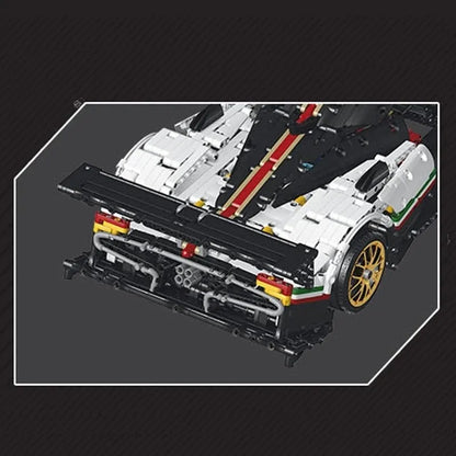 Mould King MOC Motorized Building Block Set: Supercar Pagani Zonda R Racing Car 13060