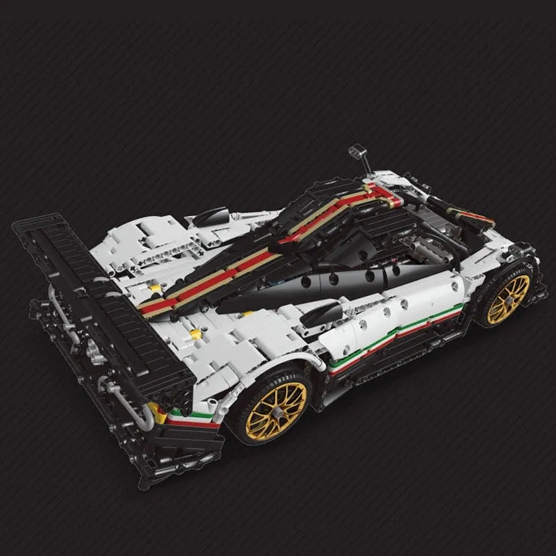 Mould King MOC Motorized Building Block Set: Supercar Pagani Zonda R Racing Car 13060