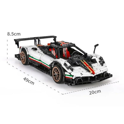 Mould King MOC Motorized Building Block Set: Supercar Pagani Zonda R Racing Car 13060