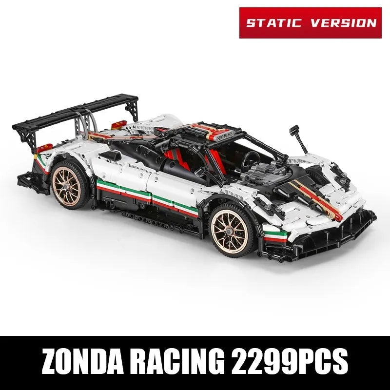 Mould King MOC Motorized Building Block Set: Supercar Pagani Zonda R Racing Car 13060