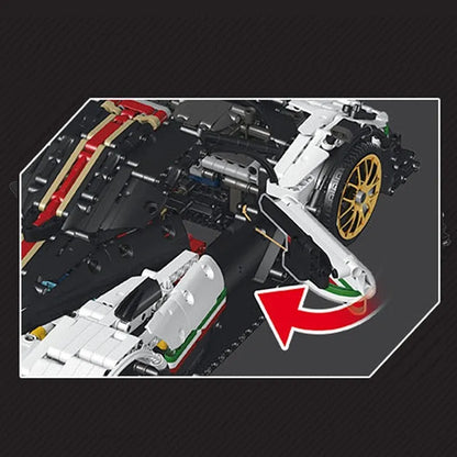 Mould King MOC Motorized Building Block Set: Supercar Pagani Zonda R Racing Car 13060