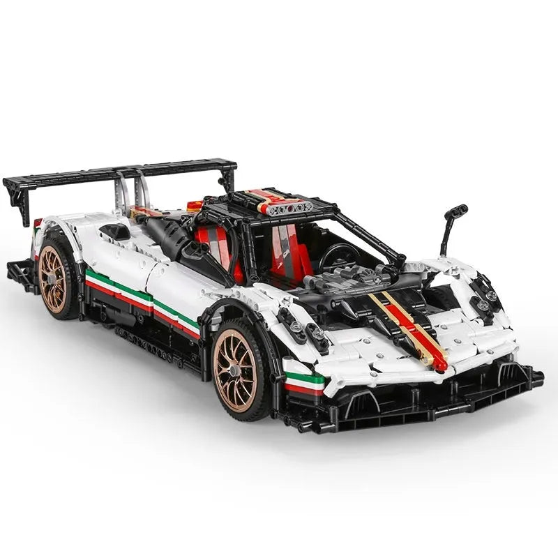 Mould King MOC Motorized Building Block Set: Supercar Pagani Zonda R Racing Car 13060