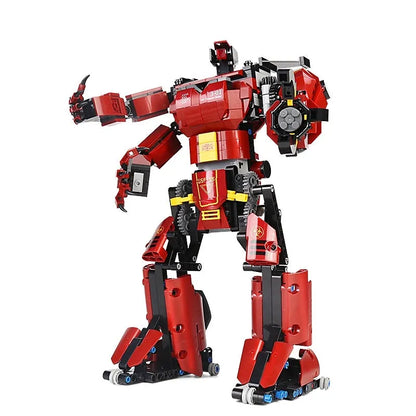 Mould King MOC Building Block Set: RC Motorized Crimson Beast Robot 15038, Model K15038
