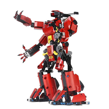 Mould King MOC Building Block Set: RC Motorized Crimson Beast Robot 15038, Model K15038