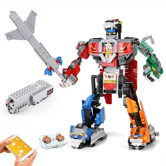 Mould King MOC Building Block Set: RC Motorized Transformer Beast Robot, Model K15037